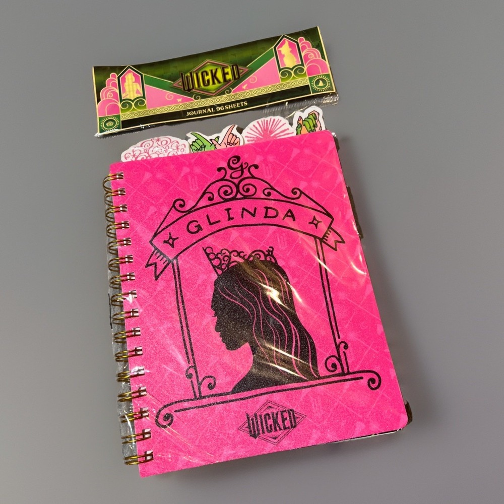 Wicked Glinda Witch OZ Spiral Journal 96‎ Sheets Target Innovative Designs New